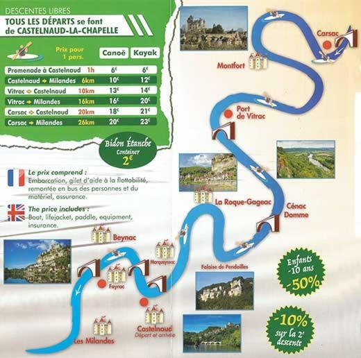 La CHAMBRE du SABOTIER - Baignade, canoë, piste cyclable à proximité Castelnaud-la-Chapelle Esterno foto